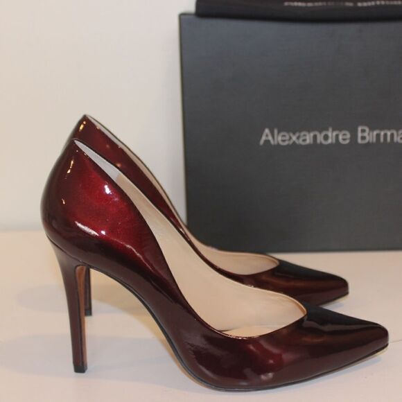 NEW Alexandre Birman Fechado Salto Alto Red Moroccan Heels size 7 - Picture 2 of 11